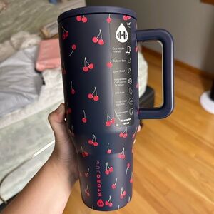 HydroJug Navy Wild Cherry 40oz Traveler Tumbler